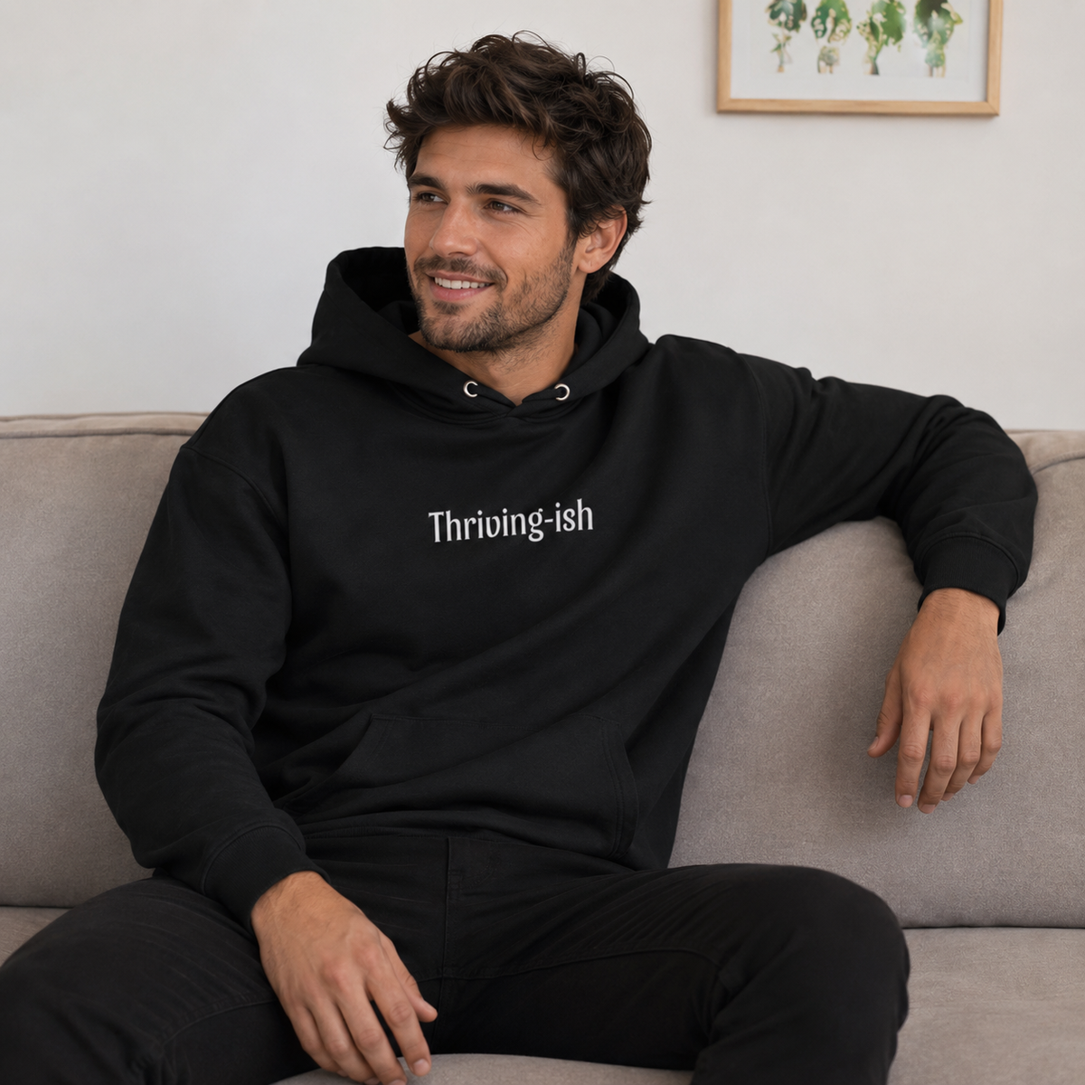 thriving-ish hoodie, funny mental health hoodie, relatable sweatshirt