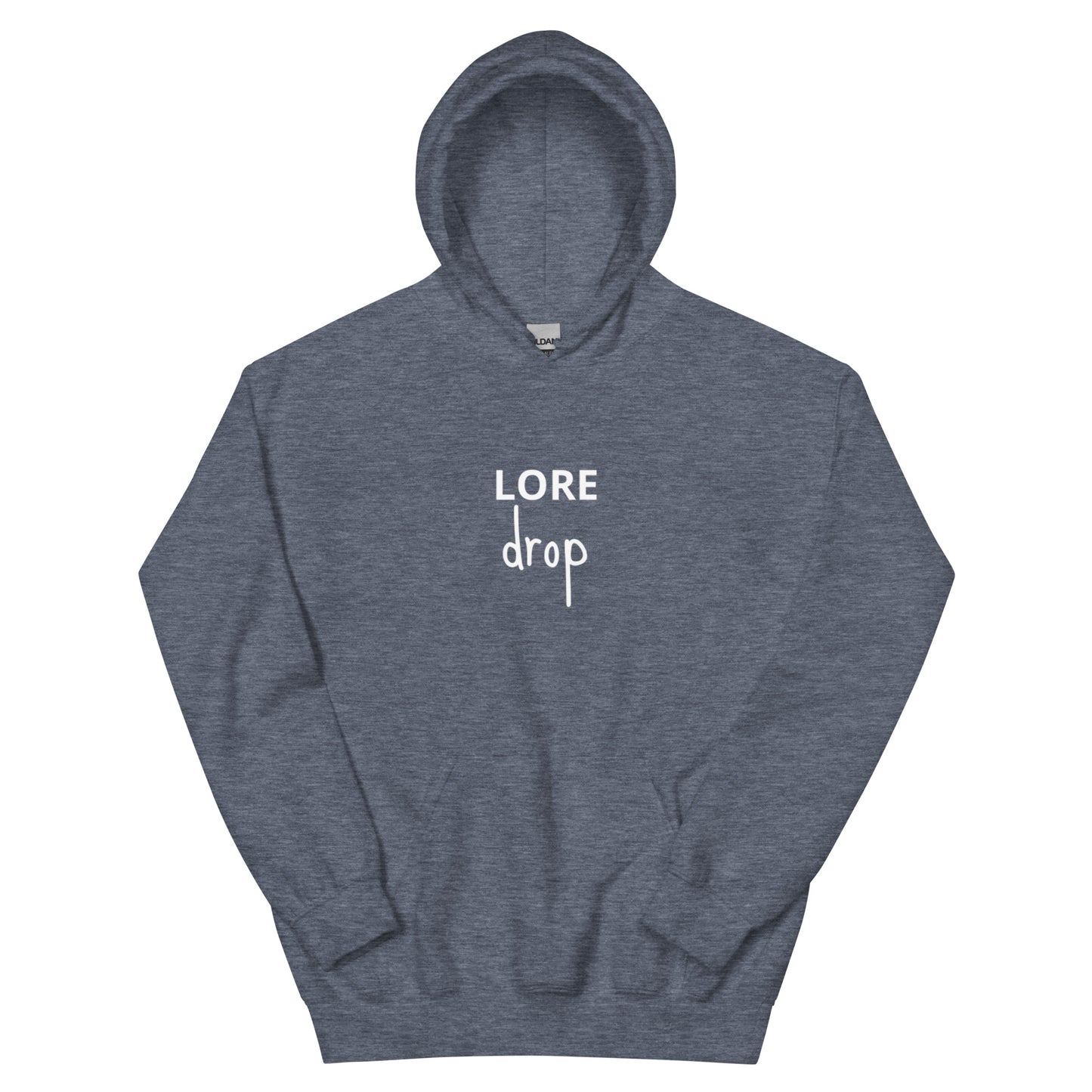 lore drop hoodie, trendy streetwear sweatshirt with viral graphic design