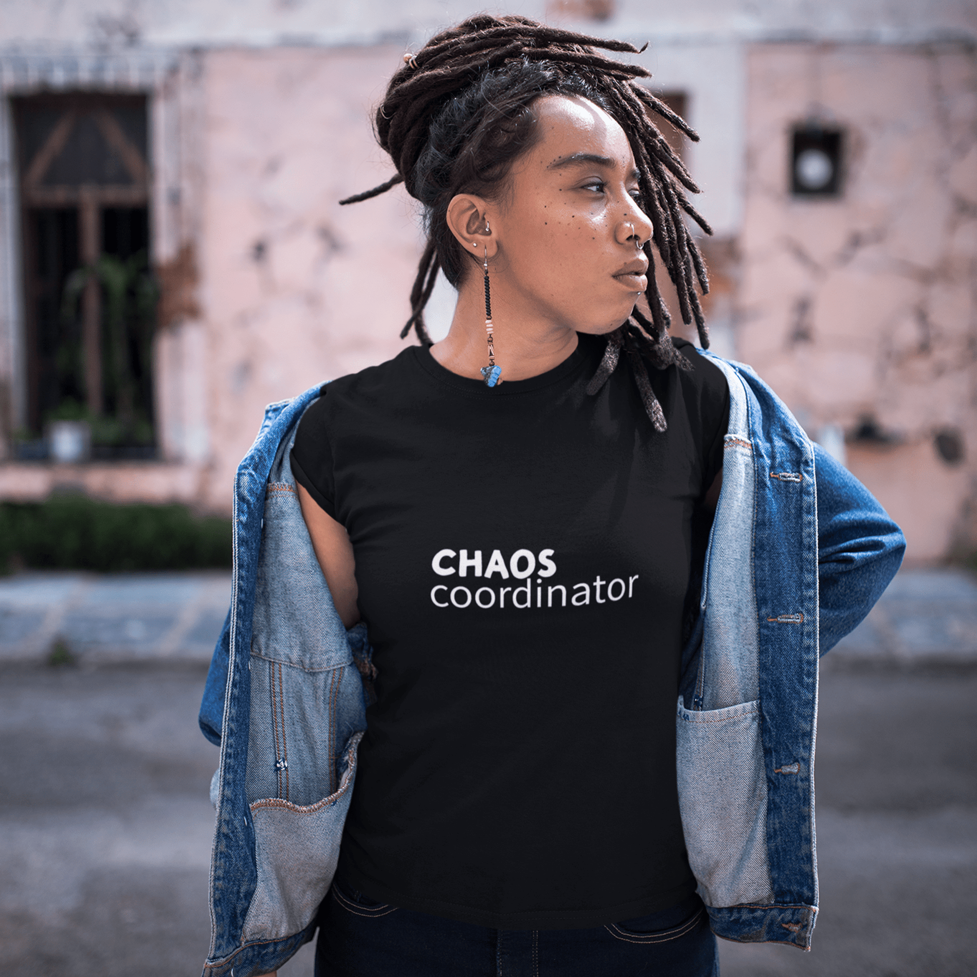 Chaos Coordinator t-shirt, funny mom life tee with sarcastic humor graphic design