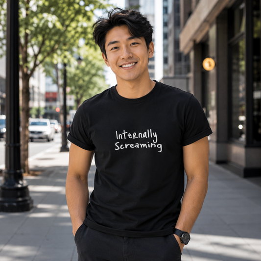 Internally Screaming Shirt | Funny Anxiety & Introvert T-Shirt