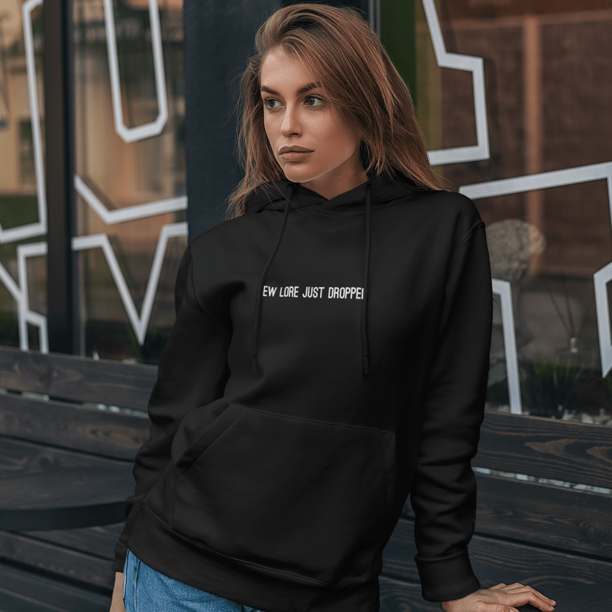 New Lore Just Dropped hoodie, viral meme sweatshirt with trendy streetwear design
