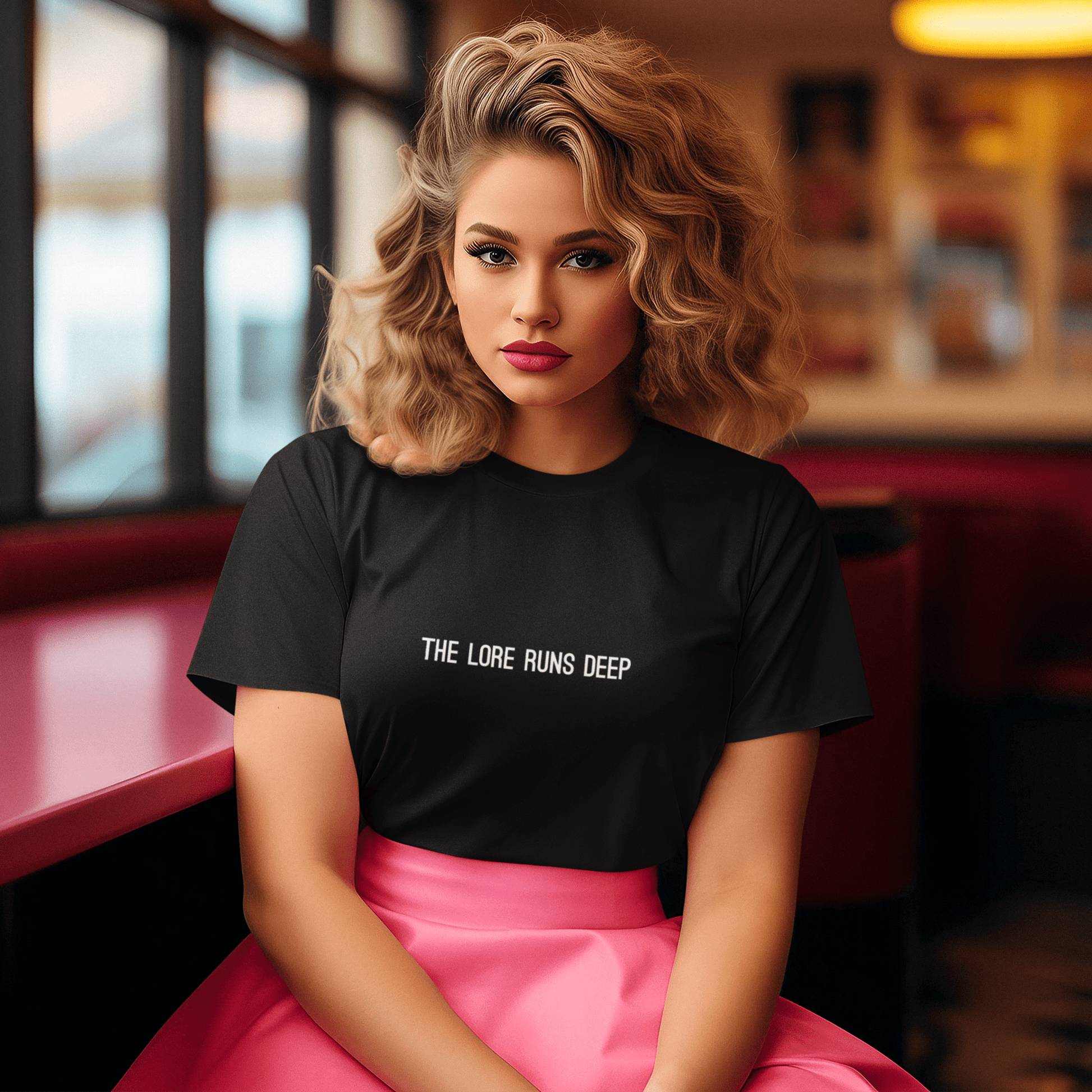 Delulu But Hopeful t-shirt, funny positive aesthetic graphic tee with minimalist streetwear design