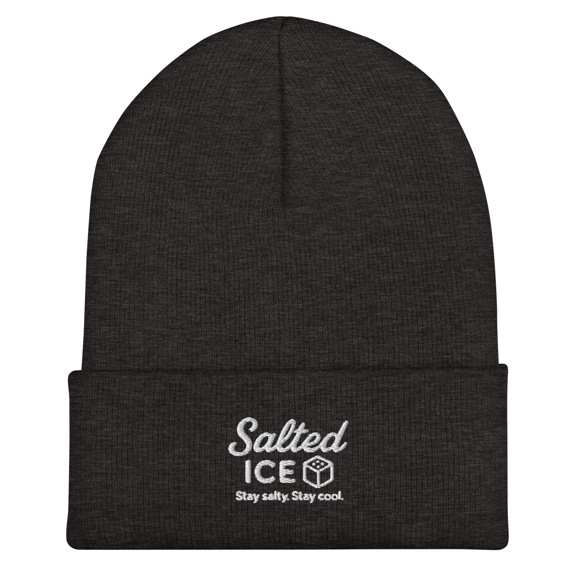 Salted Ice Salted Ice Beanie | salted ice logo knit beanie | cozy streetwear accessory | gen z casual winter vibes | minimalist stylish headwear