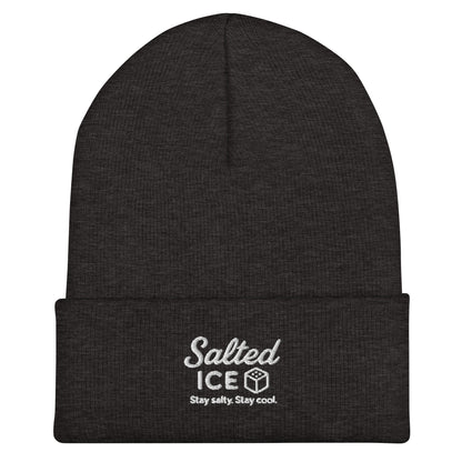 Salted Ice Salted Ice Beanie | salted ice logo knit beanie | cozy streetwear accessory | gen z casual winter vibes | minimalist stylish headwear