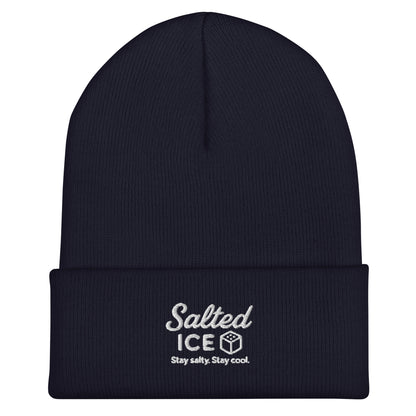 Salted Ice Salted Ice Beanie | salted ice logo knit beanie | cozy streetwear accessory | gen z casual winter vibes | minimalist stylish headwear