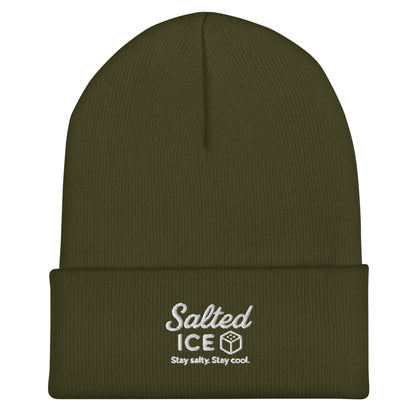 Salted Ice Salted Ice Beanie | salted ice logo knit beanie | cozy streetwear accessory | gen z casual winter vibes | minimalist stylish headwear
