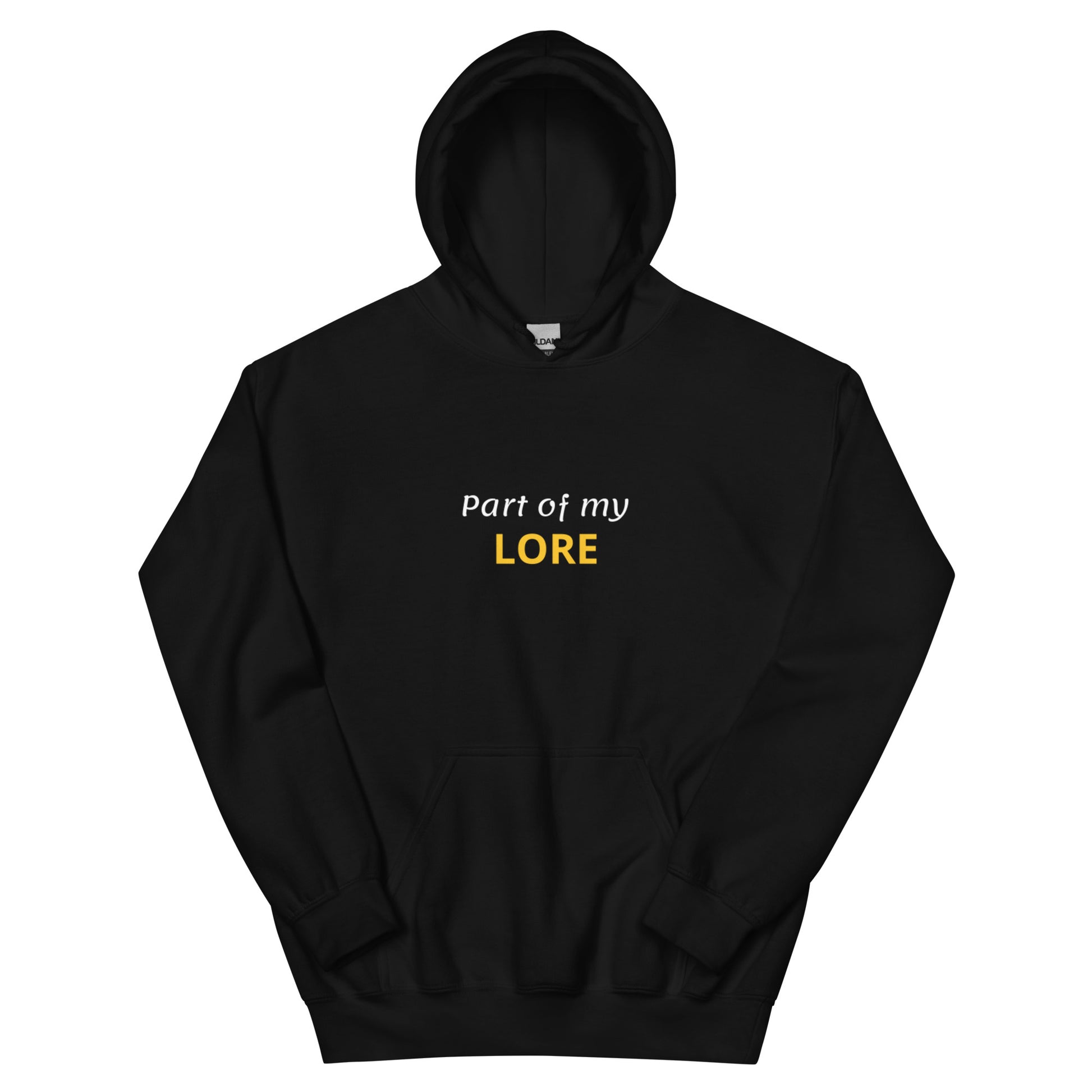Part of My Lore hoodie, funny internet slang sweatshirt with aesthetic streetwear design