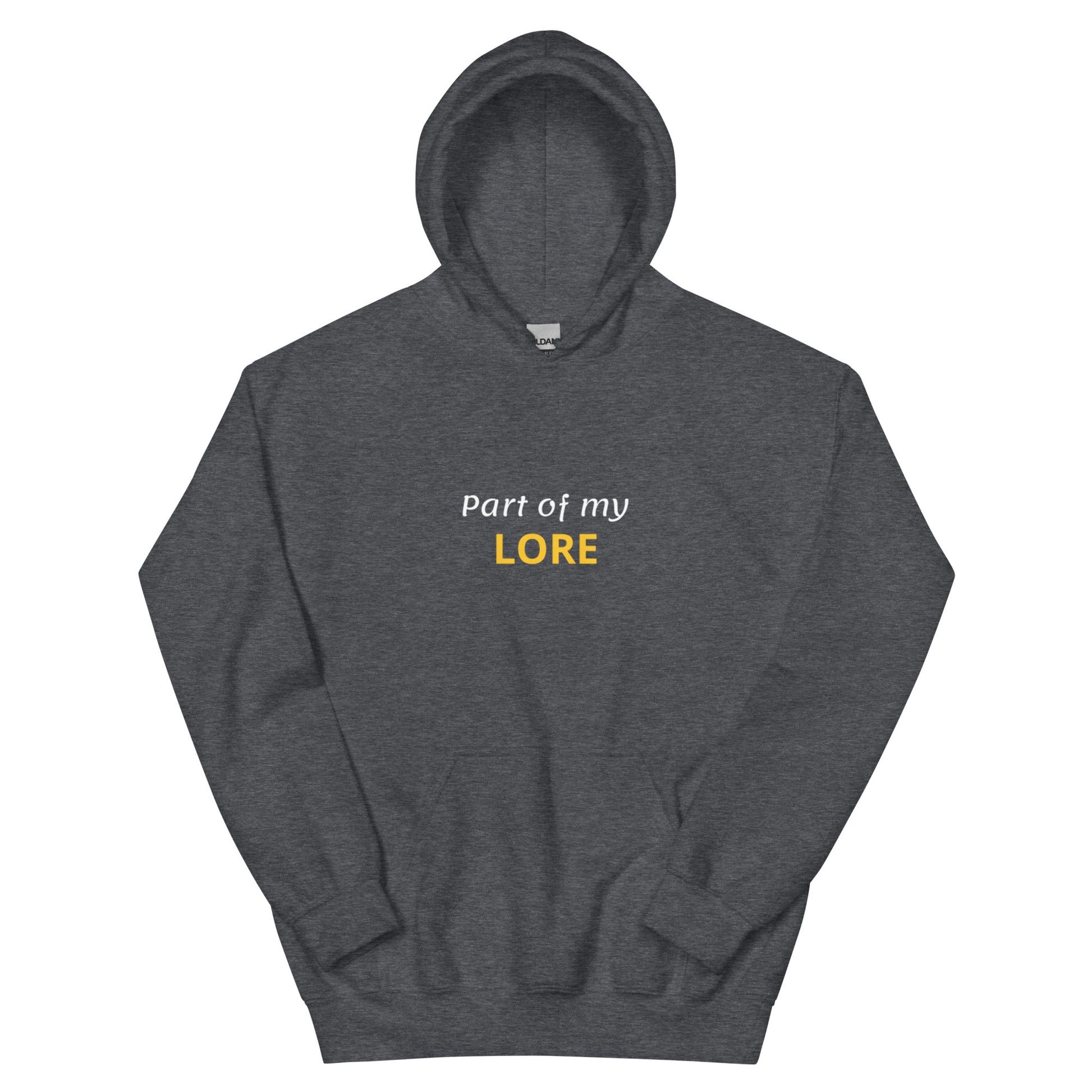 Part of My Lore hoodie, funny internet slang sweatshirt with aesthetic streetwear design