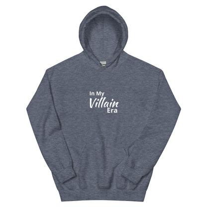 In My Villain Era hoodie, edgy streetwear sweatshirt with bold minimal graphic design