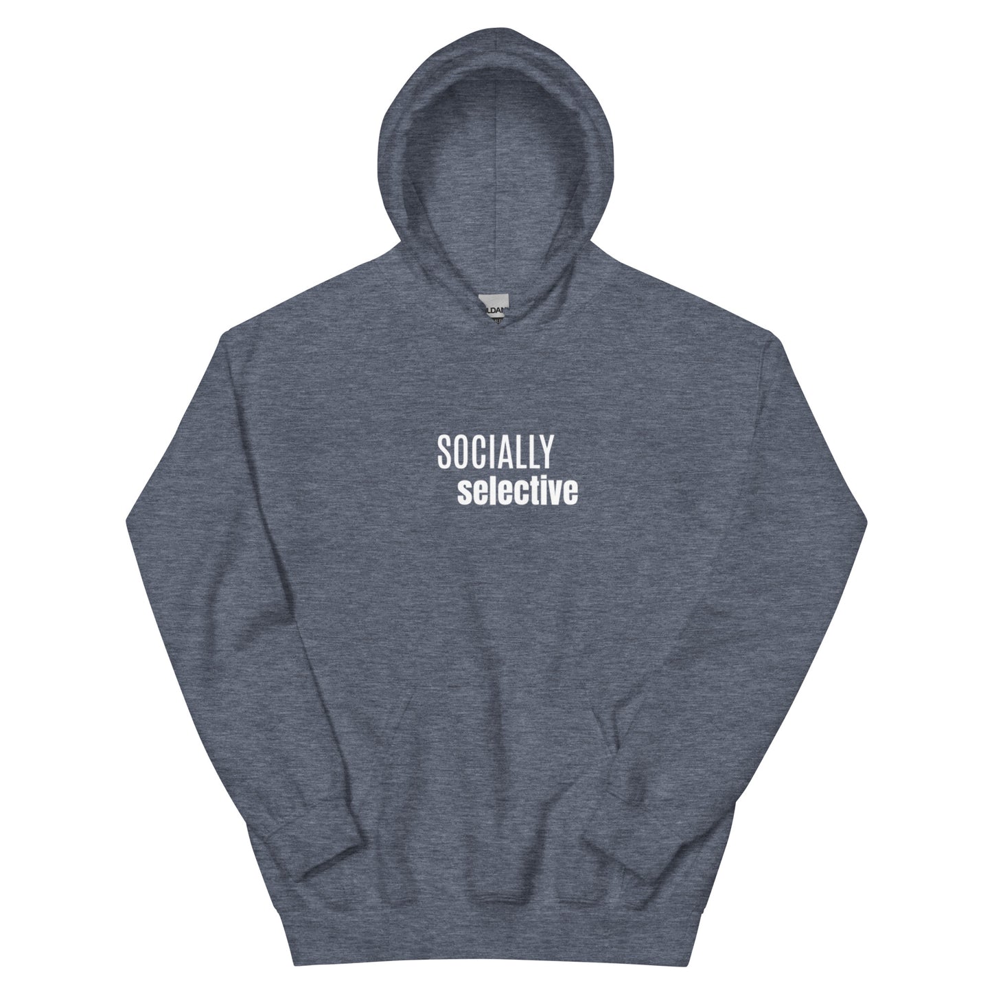 socially selective introvert hoodie, minimal streetwear sweatshirt for introvert lifestyle