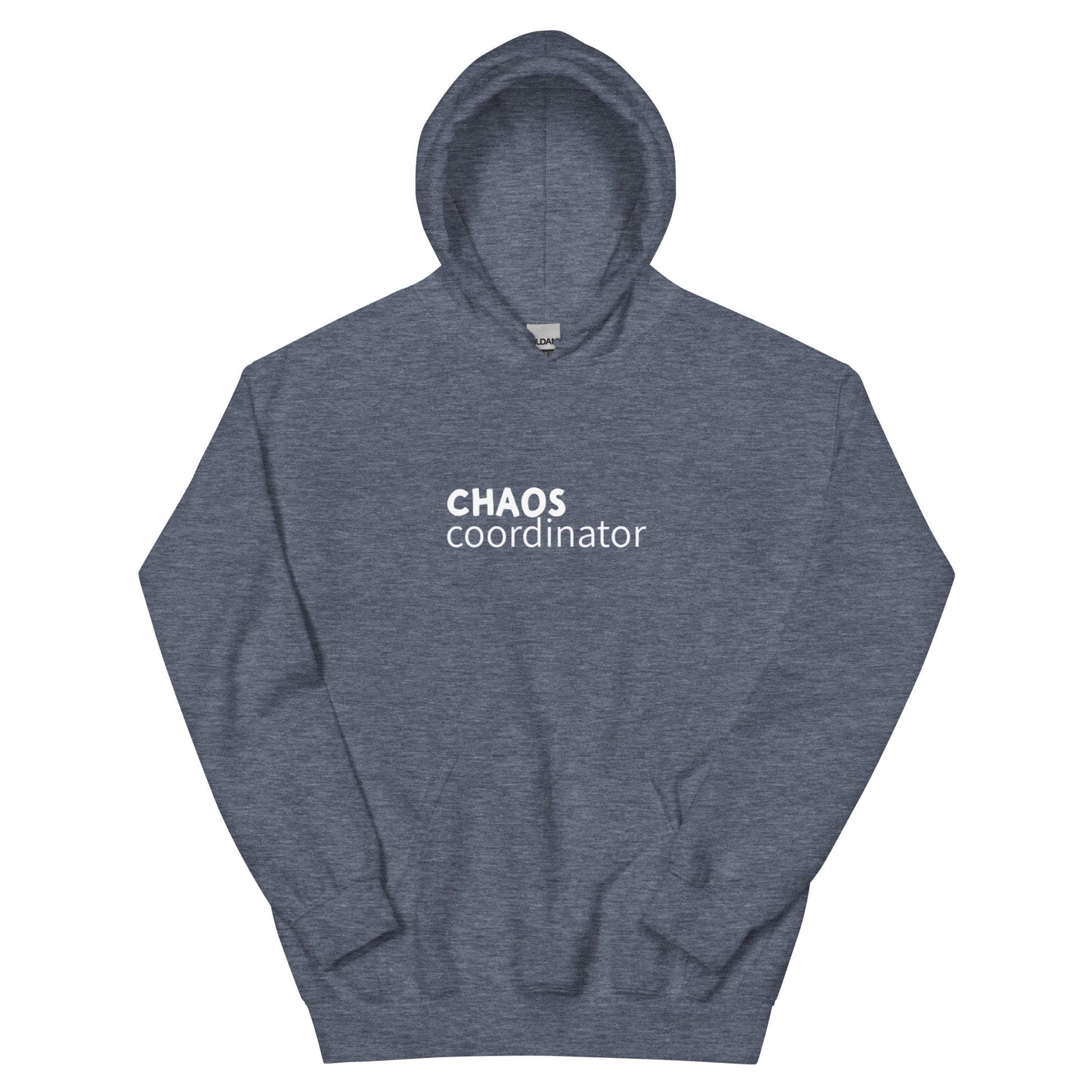 Chaos Coordinator hoodie, funny mom sweatshirt with minimal streetwear design