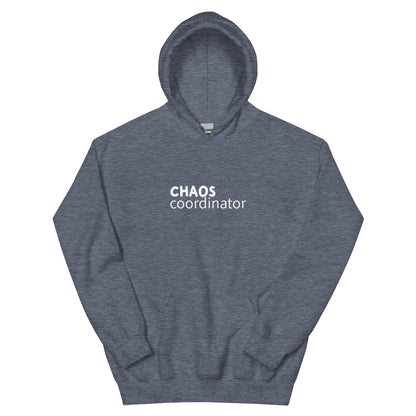 Chaos Coordinator hoodie, funny mom sweatshirt with minimal streetwear design