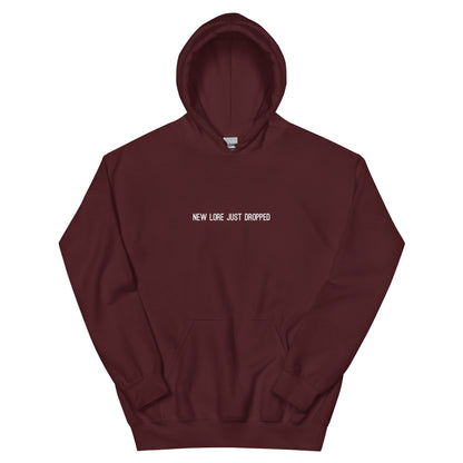 New Lore Just Dropped hoodie, viral meme sweatshirt with trendy streetwear design