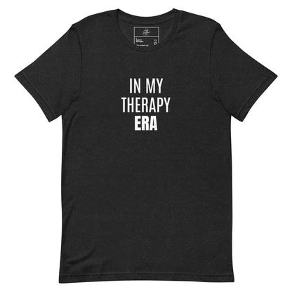 In My Therapy Era t-shirt, mental health healing era graphic tee with minimal streetwear style
