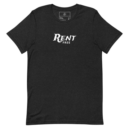 Rent Free t-shirt, funny mindset tee with sarcastic graphic streetwear design