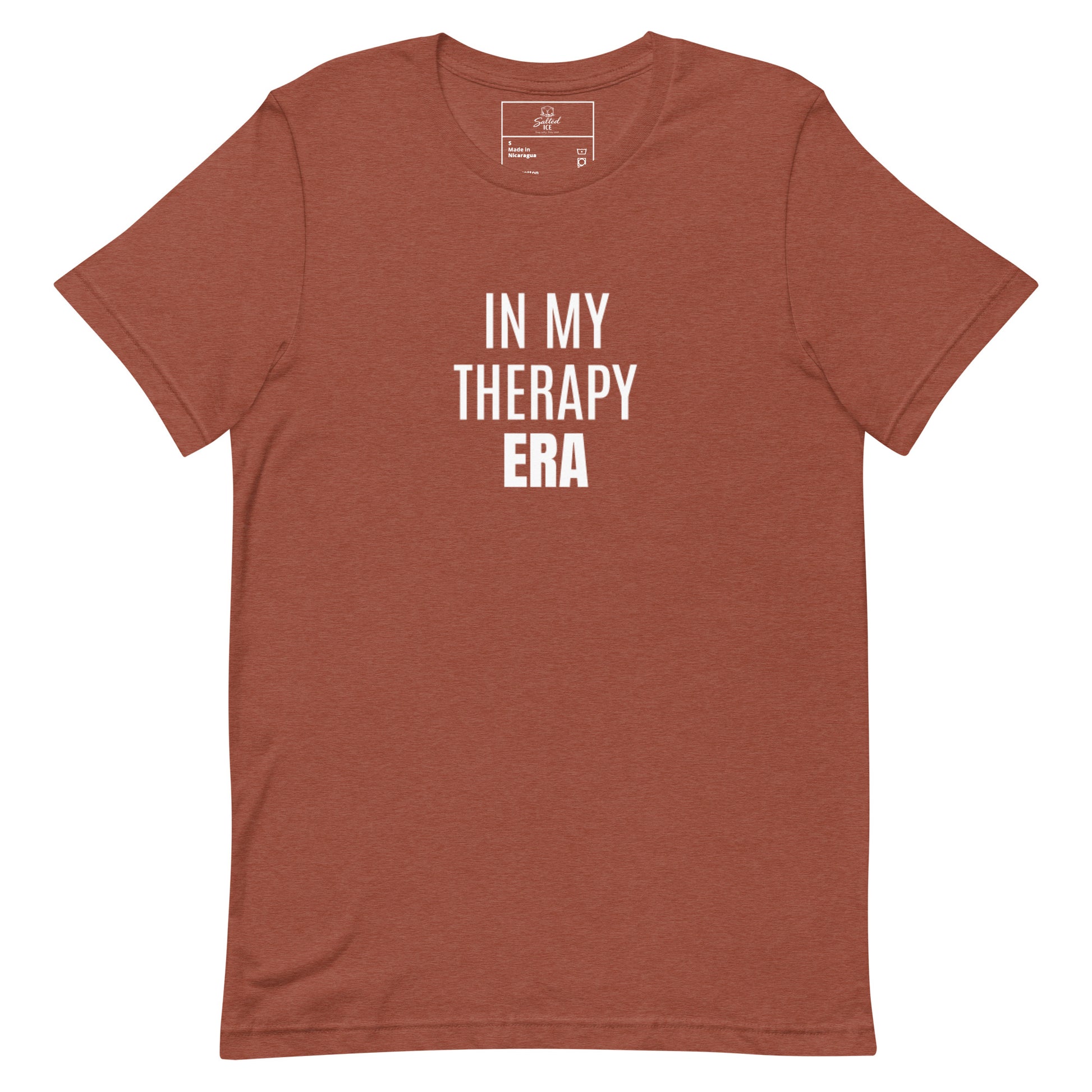 In My Therapy Era t-shirt, mental health healing era graphic tee with minimal streetwear style