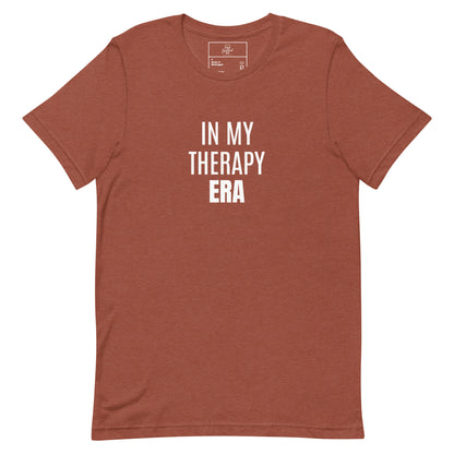 In My Therapy Era t-shirt, mental health healing era graphic tee with minimal streetwear style