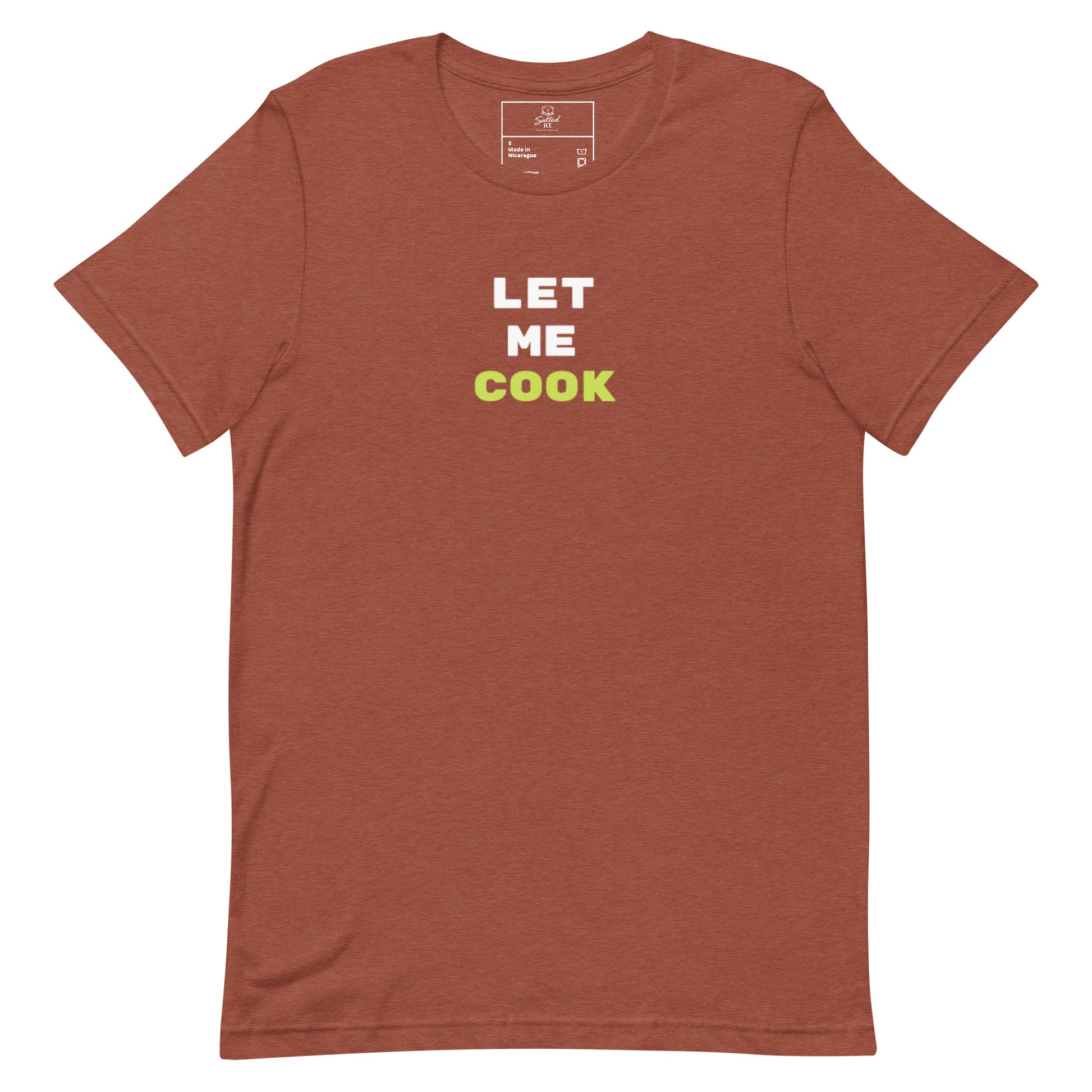 Let Me Cook t-shirt, viral meme shirt with funny streetwear graphic design
