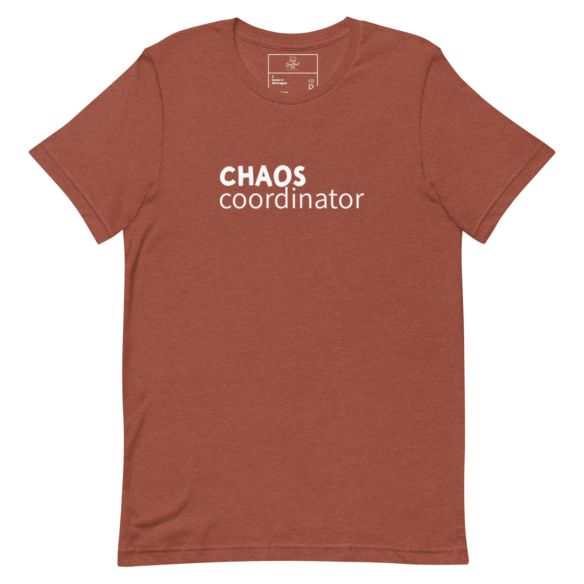 Chaos Coordinator t-shirt, funny mom life tee with sarcastic humor graphic design