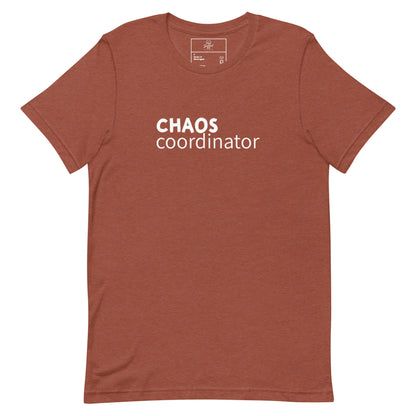 Chaos Coordinator t-shirt, funny mom life tee with sarcastic humor graphic design