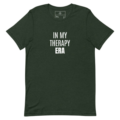 In My Therapy Era t-shirt, mental health healing era graphic tee with minimal streetwear style