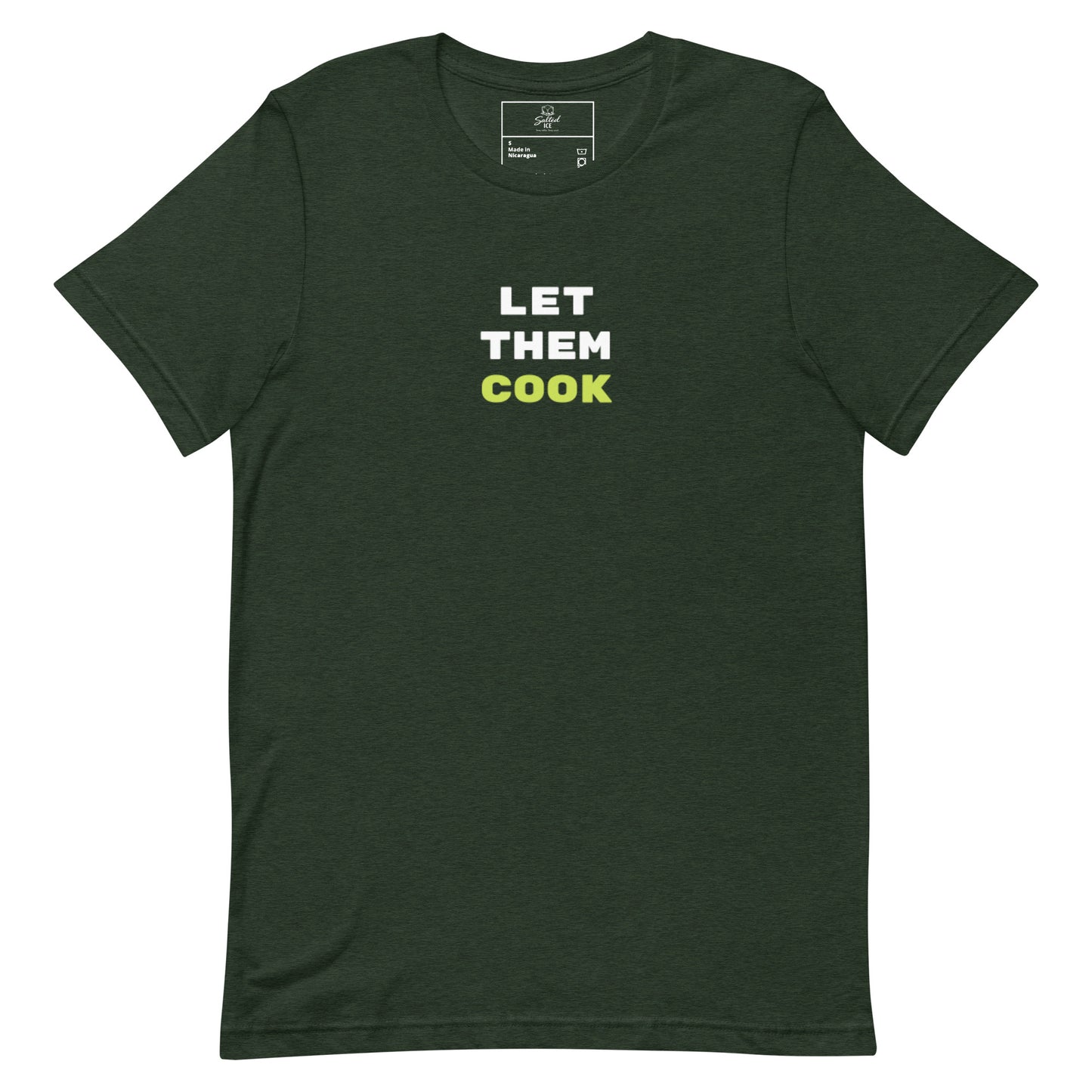 let them cook t-shirt, trending meme tee with funny graphic streetwear design