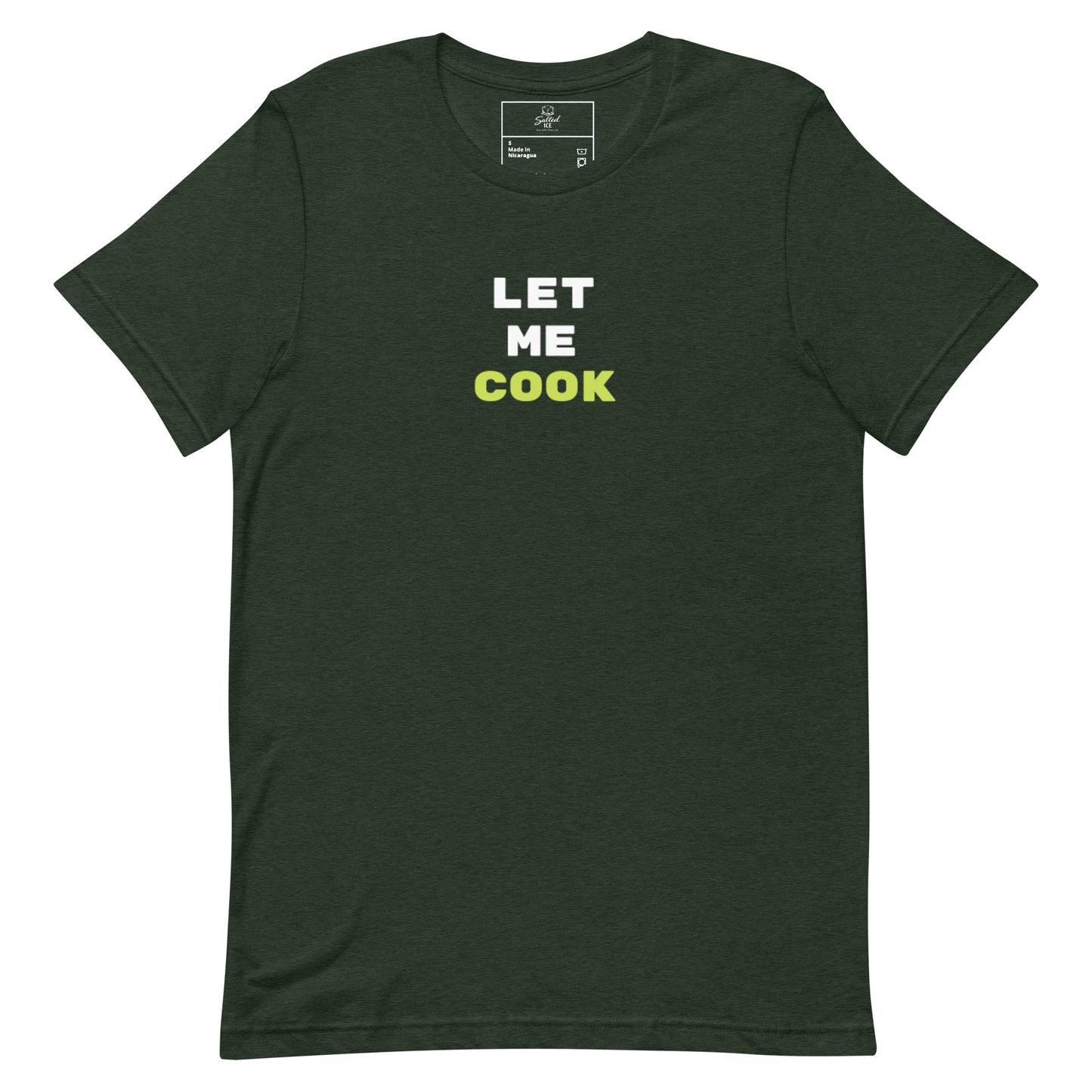 let me cook t-shirt, viral meme shirt with funny streetwear graphic design
