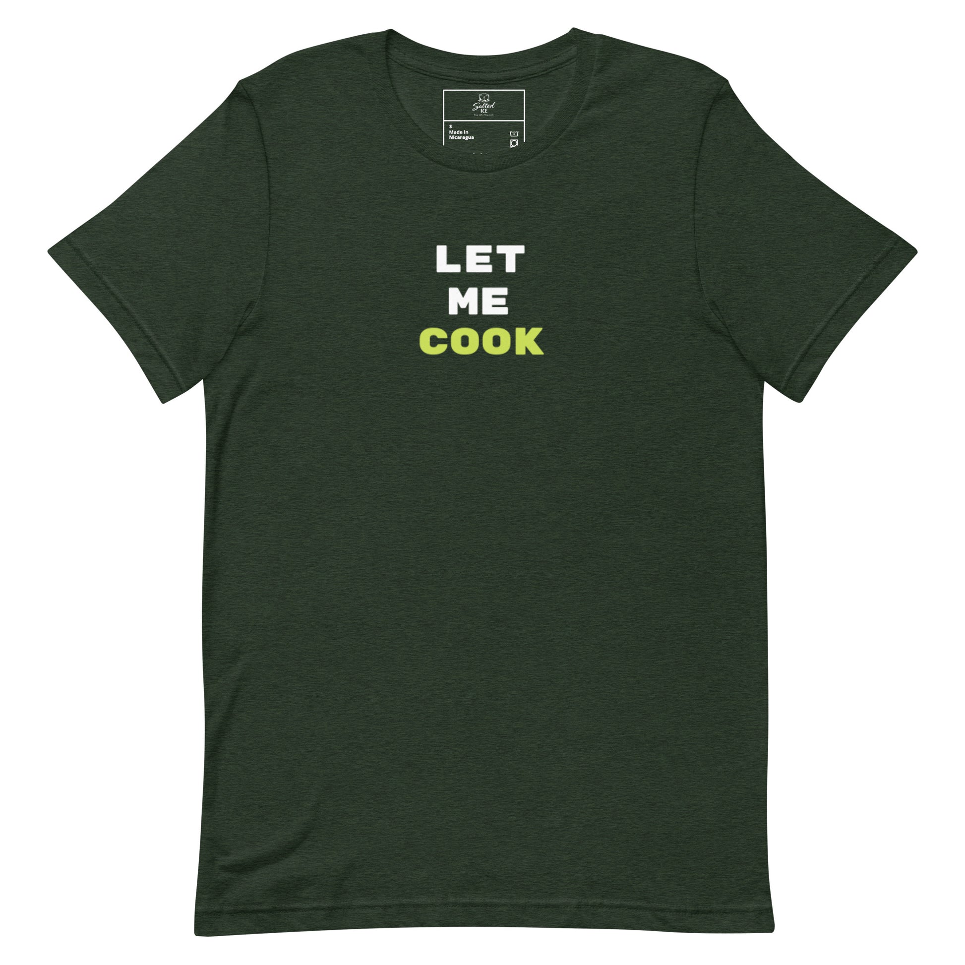 Let Me Cook t-shirt, viral meme shirt with funny streetwear graphic design