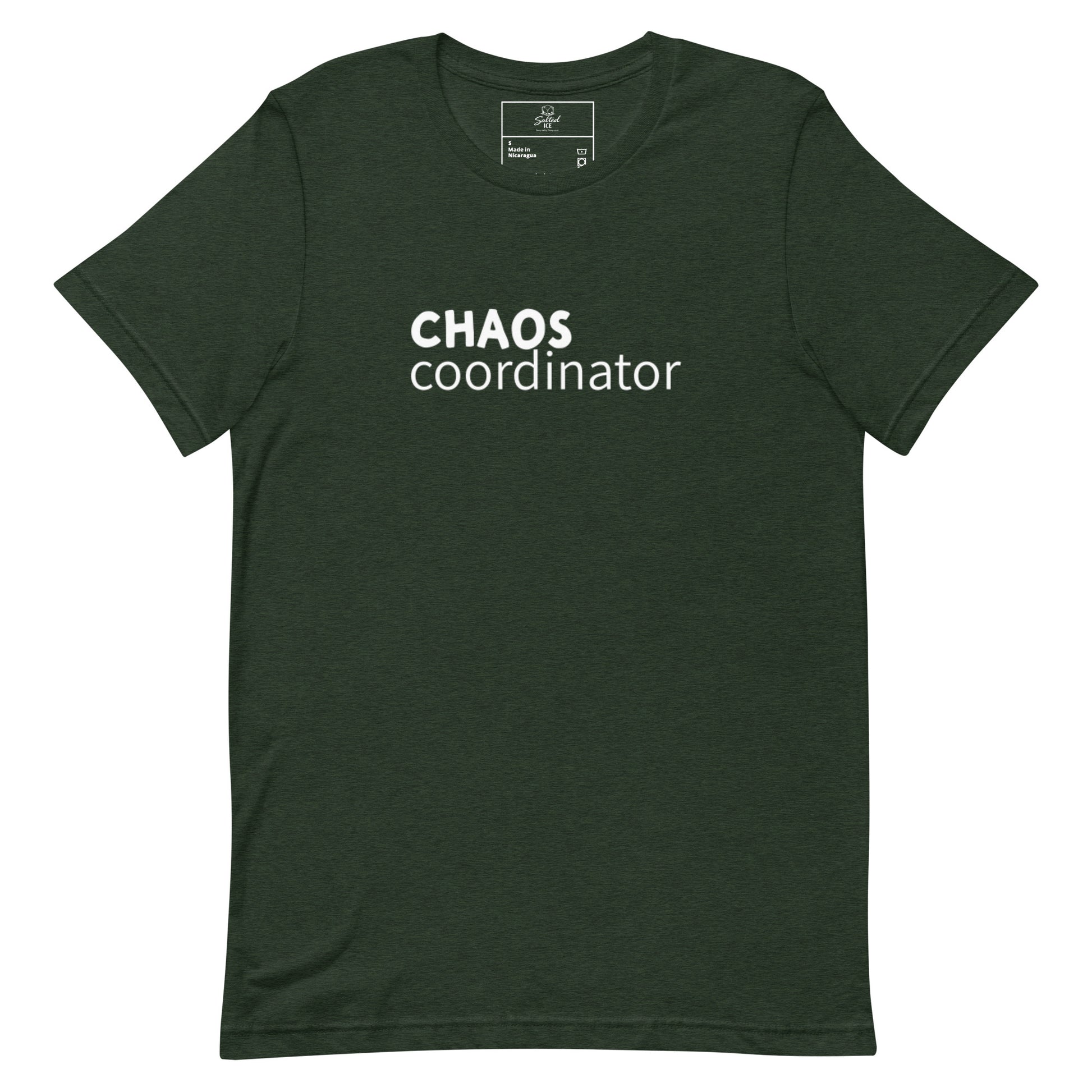 Chaos Coordinator t-shirt, funny mom life tee with sarcastic humor graphic design