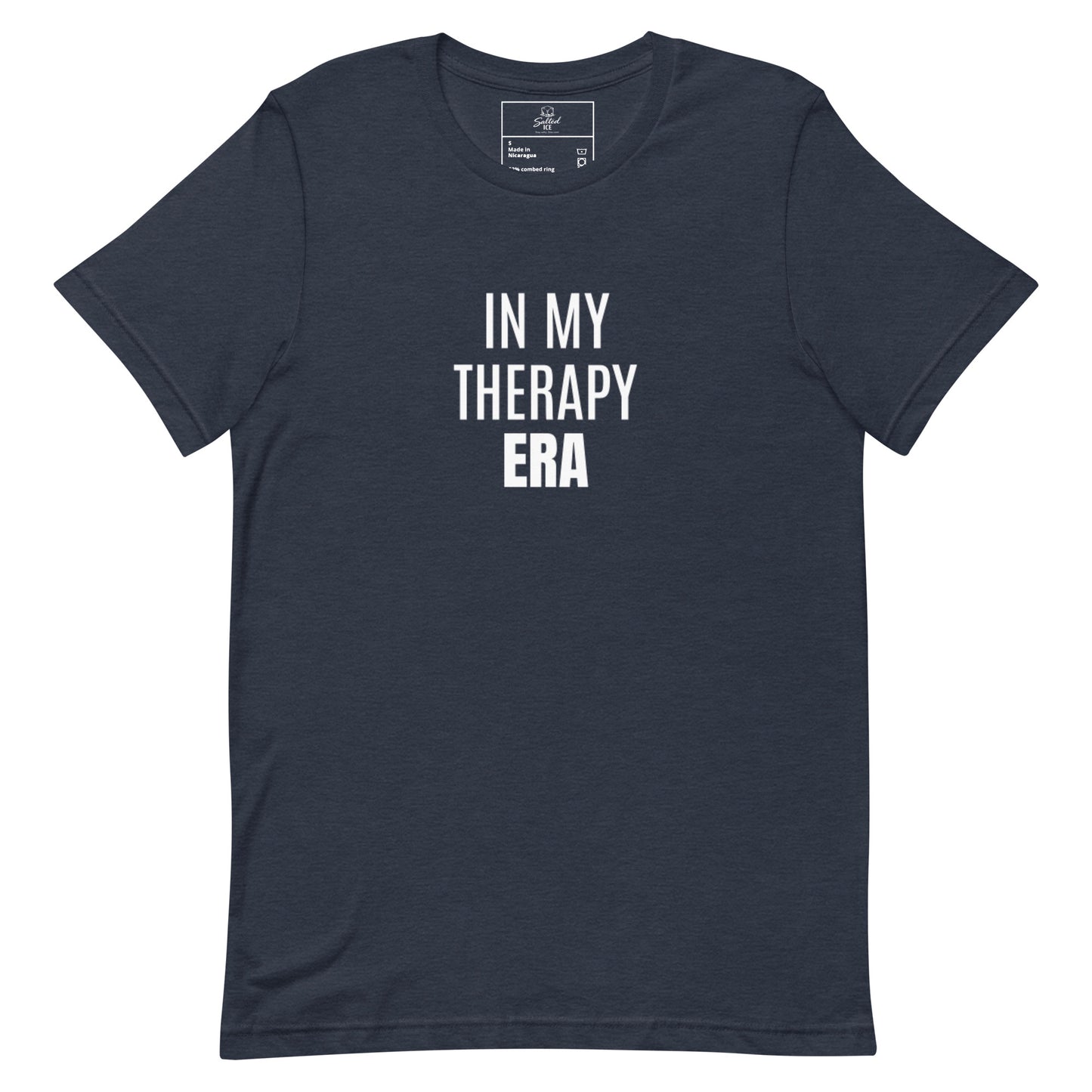 in my therapy era t-shirt, mental health healing era graphic tee with minimal streetwear style