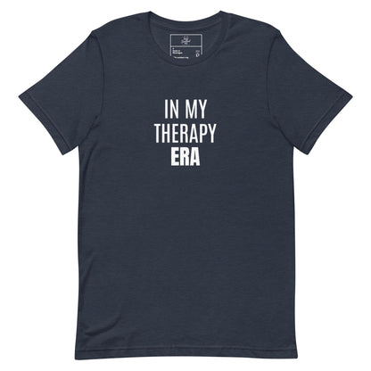 In My Therapy Era t-shirt, mental health healing era graphic tee with minimal streetwear style