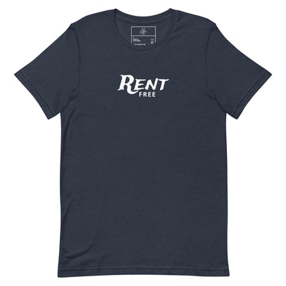 Rent Free t-shirt, funny mindset tee with sarcastic graphic streetwear design