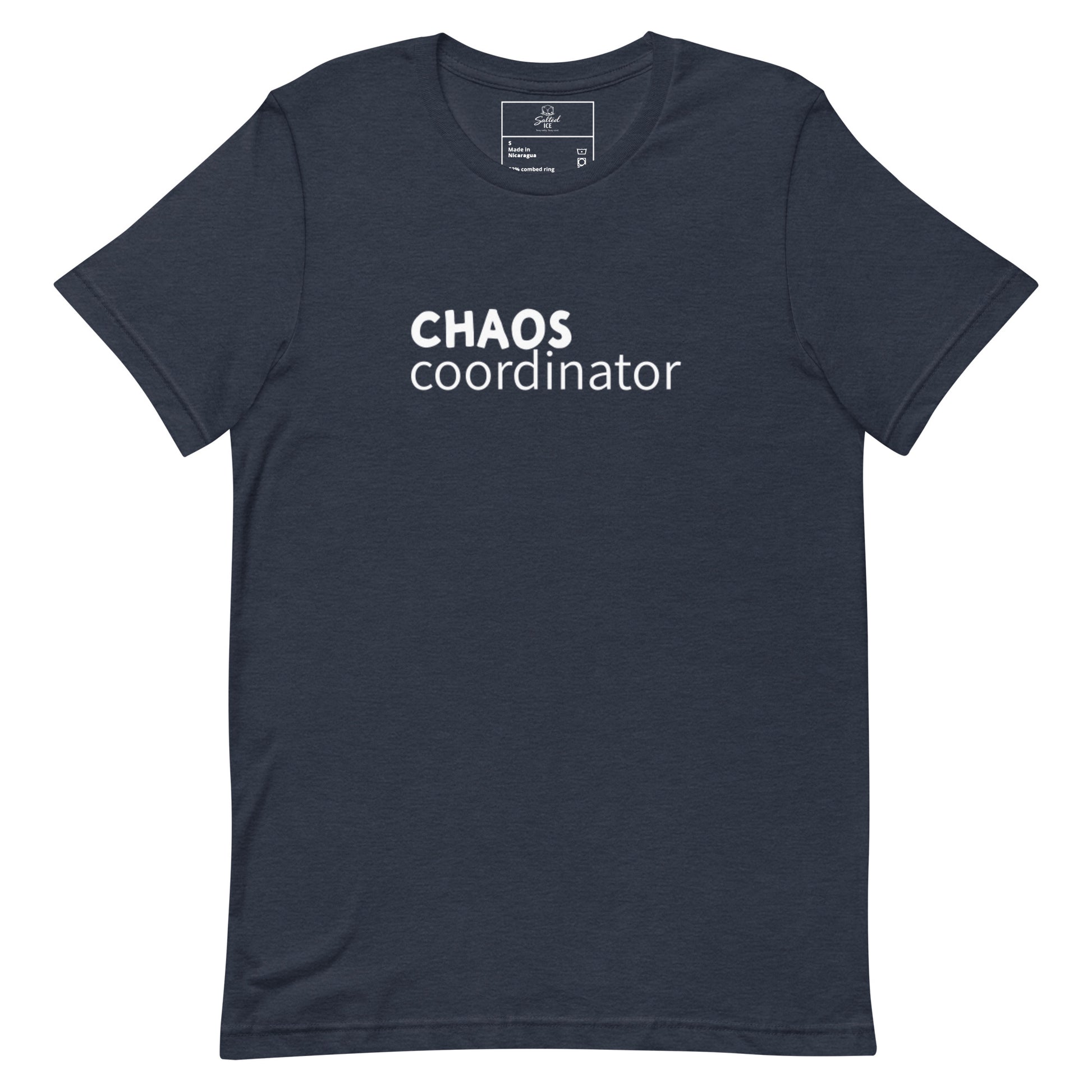 Chaos Coordinator t-shirt, funny mom life tee with sarcastic humor graphic design