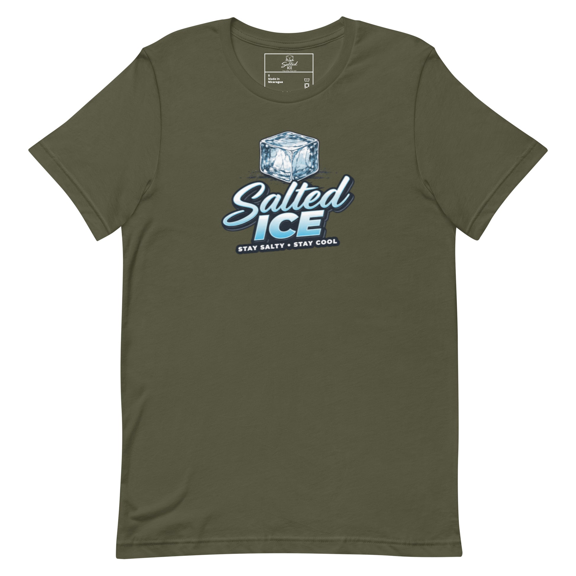 Salted Ice Logo T-Shirt | salted ice logo graphic tee | minimalist logo streetwear t-shirt | gen z casual aesthetic tee | iconic brand statement 