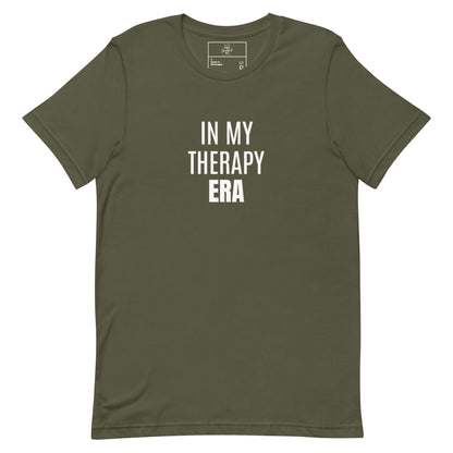 In My Therapy Era t-shirt, mental health healing era graphic tee with minimal streetwear style