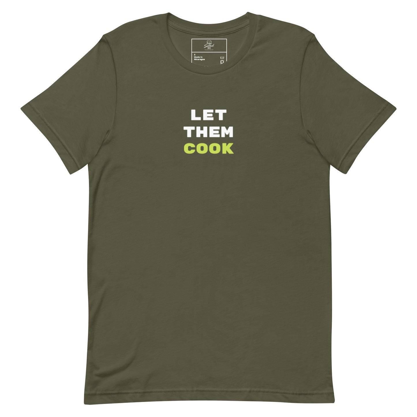 let them cook t-shirt, trending meme tee with funny graphic streetwear design