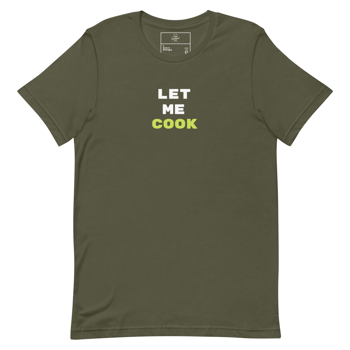 let me cook t-shirt, viral meme shirt with funny streetwear graphic design