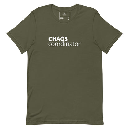 Chaos Coordinator t-shirt, funny mom life tee with sarcastic humor graphic design