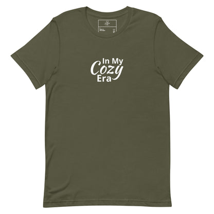 Salted Ice In My Cozy Era T-Shirt | in my cozy era aesthetic t-shirt | comfy vibes graphic tee | gen z cozy streetwear t-shirt | minimalist comfort quote tee