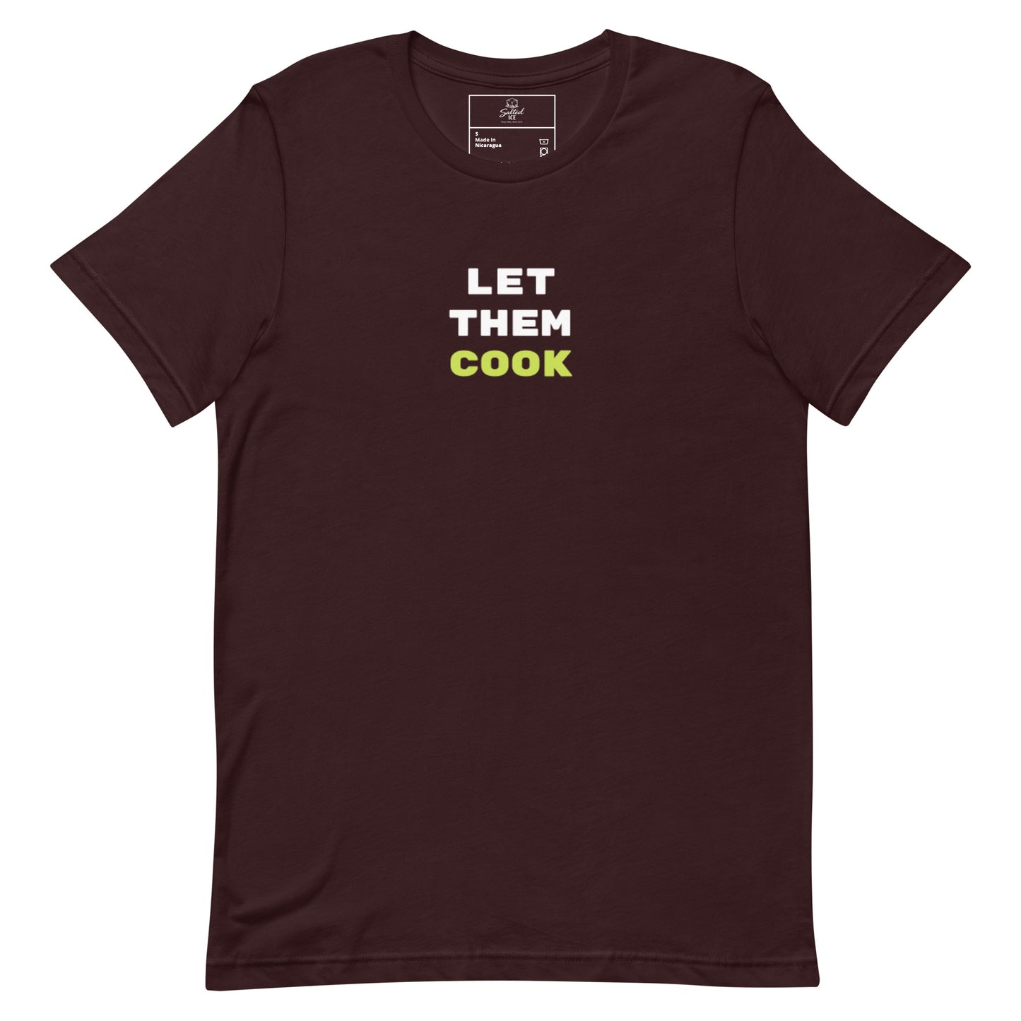 let them cook t-shirt, trending meme tee with funny graphic streetwear design