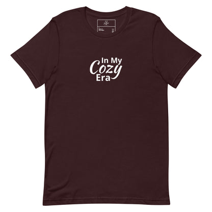 Salted Ice In My Cozy Era T-Shirt | in my cozy era aesthetic t-shirt | comfy vibes graphic tee | gen z cozy streetwear t-shirt | minimalist comfort quote tee